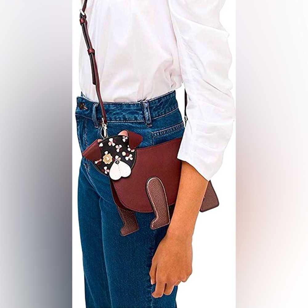 Kate Spade floral pup crossbody